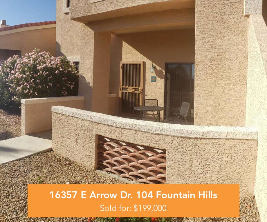 6357 E Arrow Dr. 104 Fountain Hills, AZ 85268